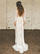 Vintage Lace Long Sleeve Backless Sexy Charming Beach Wedding Dresses, WGB006