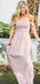 Charming Off Shoulder Sweetheart Chiffon Long Bridesmaid Dresses, WGM108