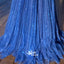 Sparkle Royal Blue Spaghetti Strap Gradient Tulle V-neck A-line Evening Party Long Prom Dresses, WGP101