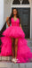 V-neck Multi Layer Net Yarn Cake Puffy Princess Dress Evening Gowns Prom Dresses , WGP153