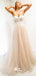 Lace Strapless Sweetheart A-line Beads Tulle Evening Gowns Prom Dresses , WGP162