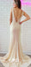 Sparkly Sequins Deep V-neck Backless Sexy Mermaid Evening Gowns Prom Dresses, WGP210