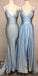 Spaghetti Strap Mermaid Mismatched Cheap Long Bridesmaid Dresses, SG167