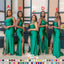 Mismatched Sexy Green Mermaid Maxi Long Bridesmaid Dresses Online, WGM141