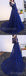 Royal Blue Long Sleeves Tulle Elegant Cheap Long Prom Dresses, WG1050