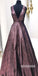 Popular V Neck Elegant Evening Fashion Cheap Long Prom Dresses, WG1104