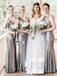 Affordable Mismatched Sexy Mermaid Long Wedding Sparkle Sequin Bridesmaid Dresses, WG462 - Wish Gown