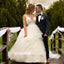 Princess Ball Gown V-neck Spaghetti Strap Tulle Bridal Dresses WDH029