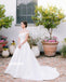 Elegant Off-the-shoulder A-line Long Wedding Dresses WDH038