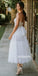 A-line Spaghetti Strap Tulle Dreaming Wedding Dress WDH051