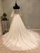 Off the Shoulder Long Sleeves Charming Long Wedding Dresses, WG1234