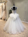 Princess Lovely High Neck Cap Sleeves Cheap Bridal Long Wedding Dresses, WG1240