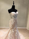 Sweetheart Mermaid Lace Up Back Inexpensive Long Wedding Dress, WG699