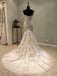 Sexy Mermaid Sweetheart Lace Long Cheap Bridal Wedding Dress, WG692