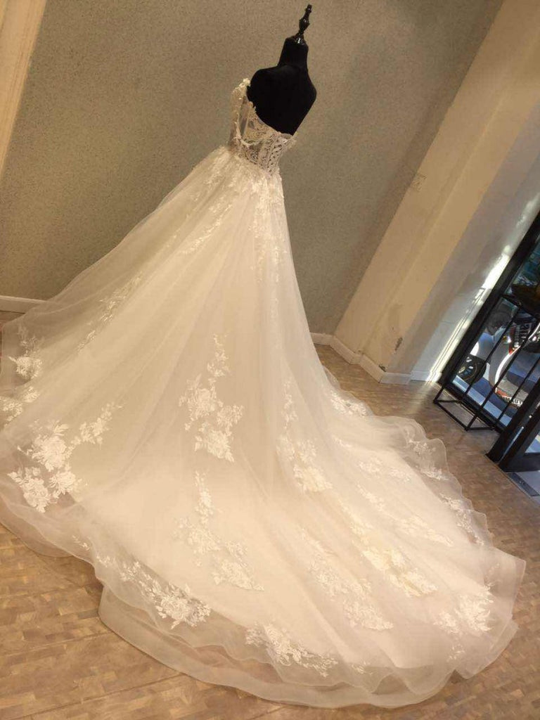 Online Popular Elegant Long Cheap Bridal Wedding Dress, WG684