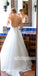 A-line Spaghetti Strap Long Wedding Dresses YH1124